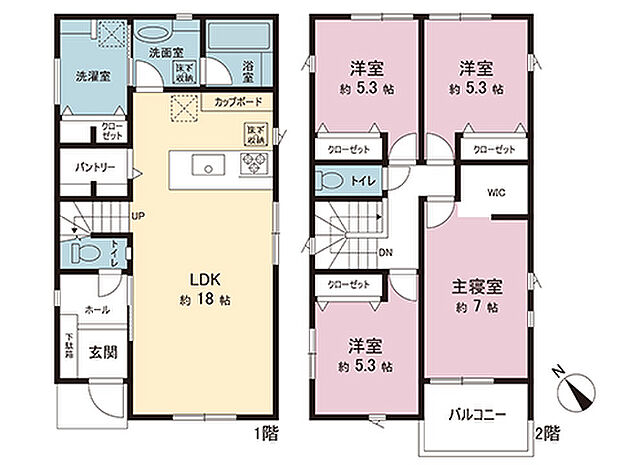 間取図です。図面と異なる場合は現況を優先させていただきます。