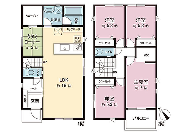 間取図です。図面と異なる場合は現況を優先させていただきます。