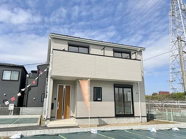 建物完成済・ご家族揃って建物と街並みをご覧いただけます。