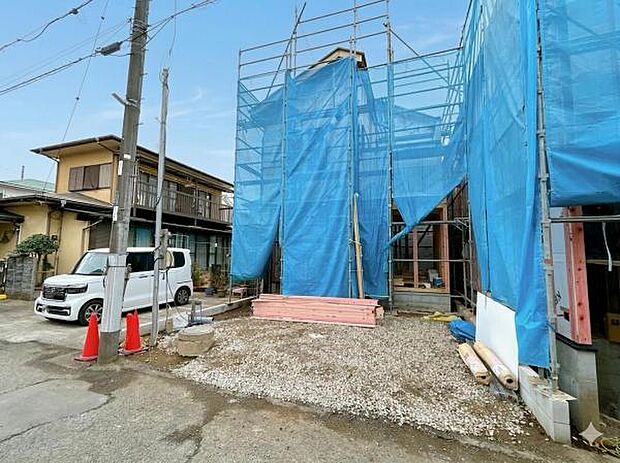 一生懸命建築中です。完成が楽しみですね。