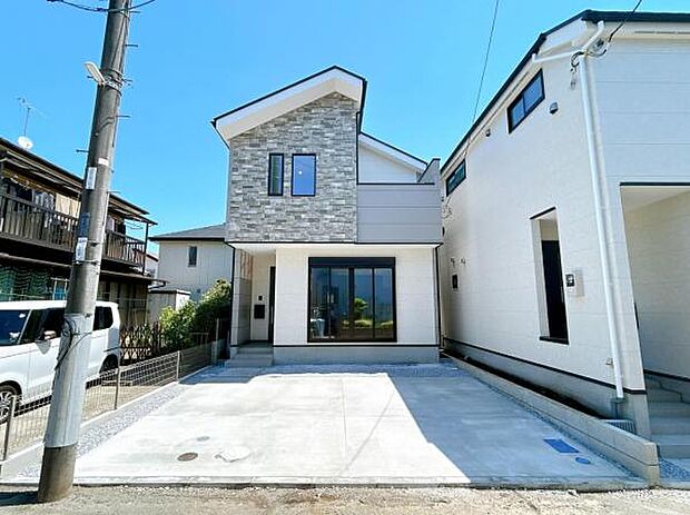建物完成済・ご家族揃って建物と街並みをご覧いただけます。