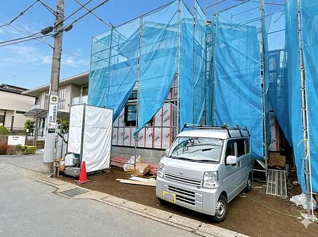 一生懸命建築中です。完成が楽しみですね。