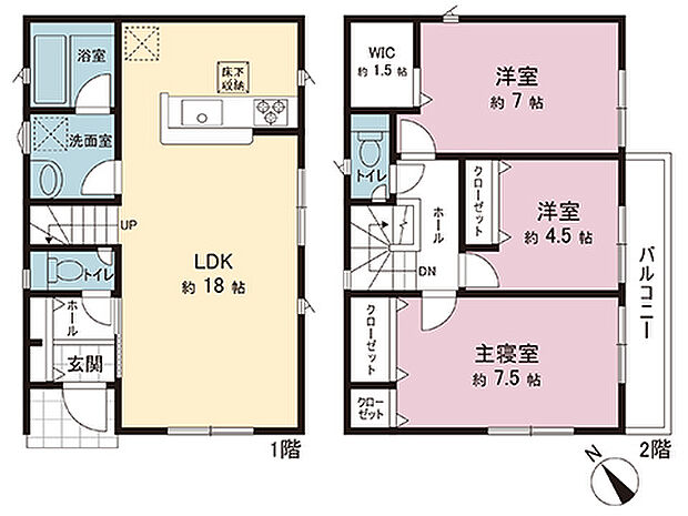 間取図です。図面と異なる場合は現況を優先させていただきます。