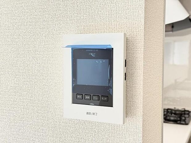 訪問者を確認できるTVモニター付きインターフォンです。