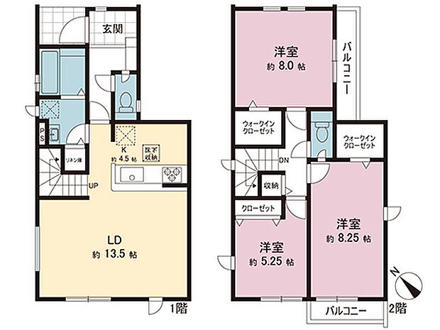 間取図です。図面と異なる場合は現況を優先させていただきます。