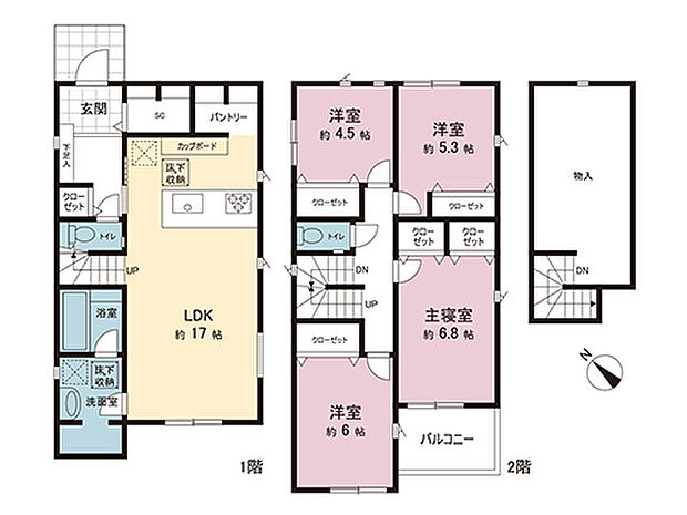 間取図です。図面と異なる場合は現況を優先させていただきます。