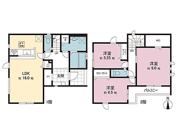 間取図です。図面と異なる場合は現況を優先させていただきます。
