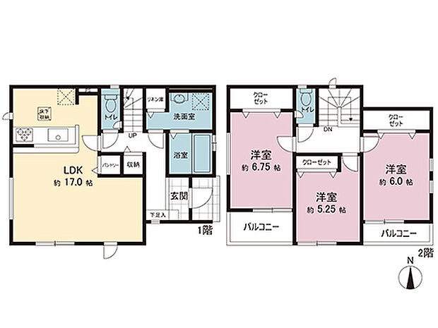 間取図です。図面と異なる場合は現況を優先させていただきます。