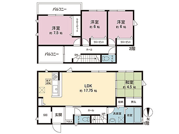 間取図です。図面と異なる場合は現況を優先させていただきます。
