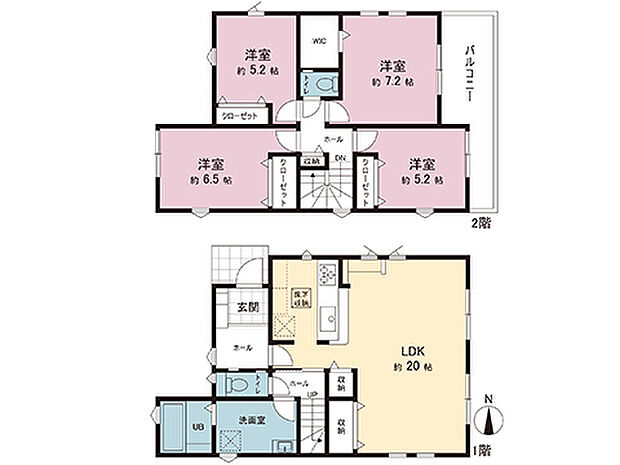 間取図です。図面と異なる場合は現況を優先させていただきます。