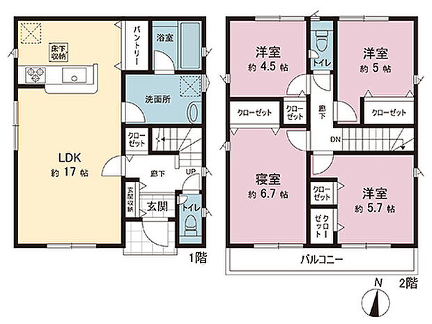 間取図です。図面と異なる場合は現況を優先させていただきます。