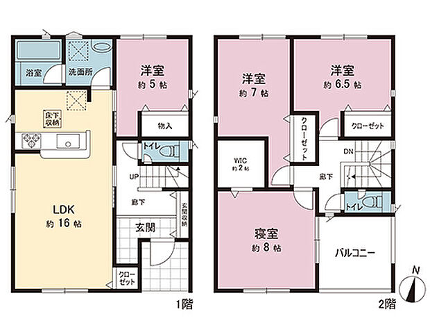 間取図です。図面と異なる場合は現況を優先させていただきます。