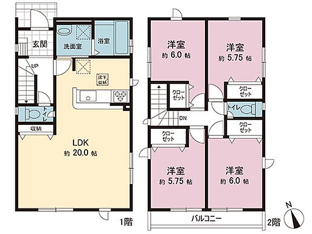 間取図です。図面と異なる場合は現況を優先させていただきます。