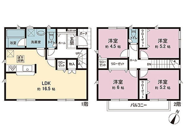 間取図です。図面と異なる場合は現況を優先させていただきます。