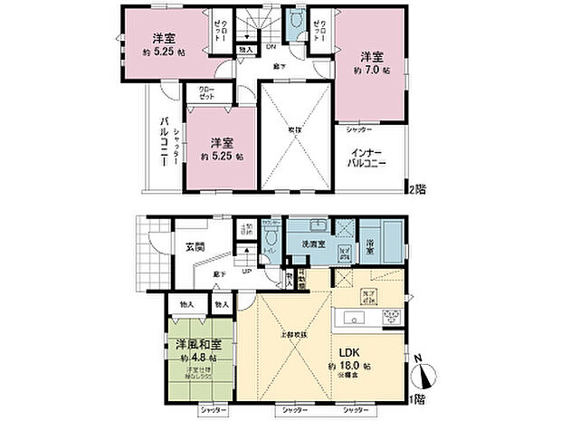 間取図です。図面と異なる場合は現況を優先させていただきます。