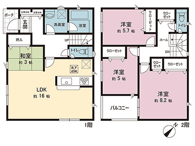 間取図です。図面と異なる場合は現況を優先させていただきます。