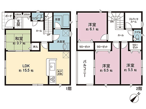 間取図です。図面と異なる場合は現況を優先させていただきます。
