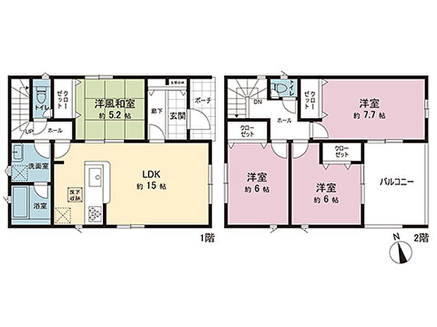 間取図です。図面と異なる場合は現況を優先させていただきます。