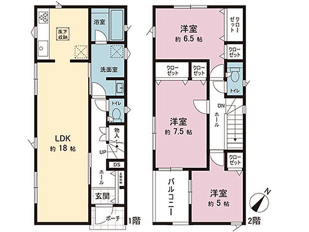 間取図です。図面と異なる場合は現況を優先させていただきます。