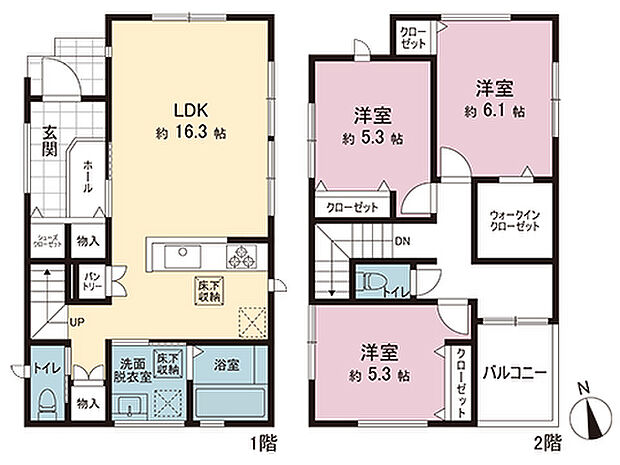 間取図です。図面と異なる場合は現況を優先させていただきます。