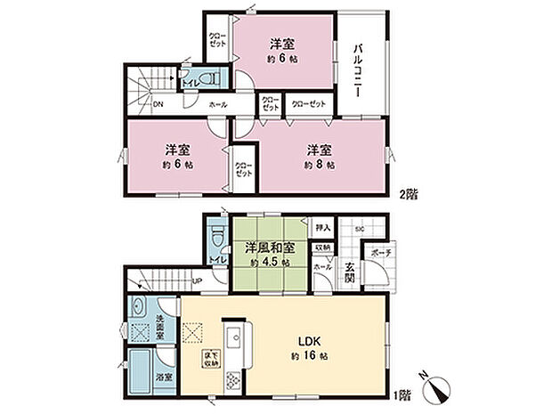 間取図です。図面と異なる場合は現況を優先させていただきます。