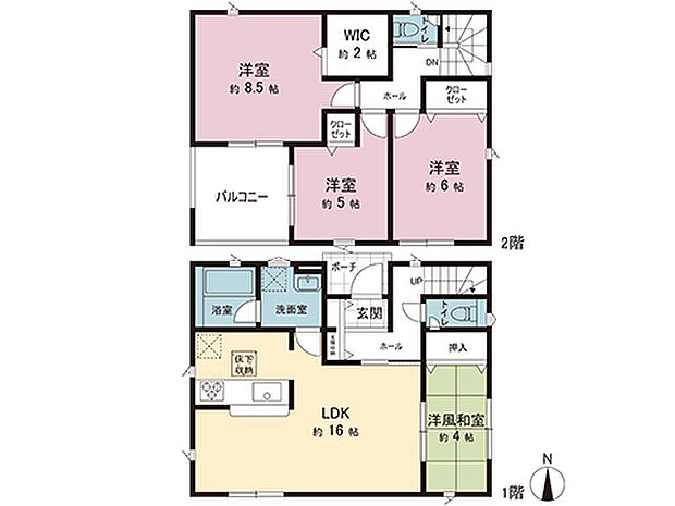 間取図です。図面と異なる場合は現況を優先させていただきます。