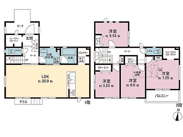 間取図です。図面と異なる場合は現況を優先させていただきます。