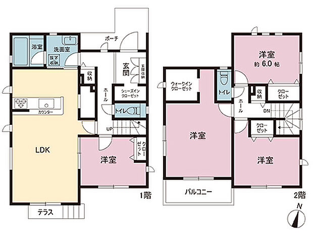 間取図です。図面と異なる場合は現況を優先させていただきます。