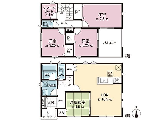 間取図です。図面と異なる場合は現況を優先させていただきます。