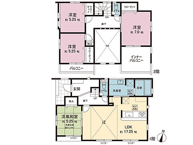 間取図です。図面と異なる場合は現況を優先させていただきます。