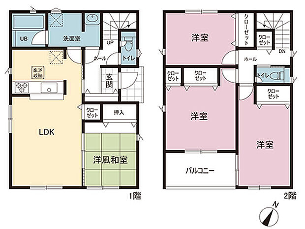 間取図です。図面と異なる場合は現況を優先させていただきます。