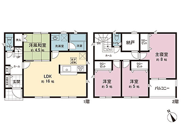 間取図です。図面と異なる場合は現況を優先させていただきます。