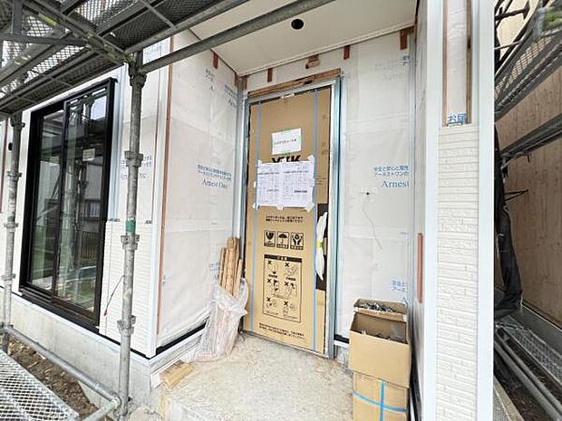 いつも気持ちよくご家族を迎えられる玄関です。