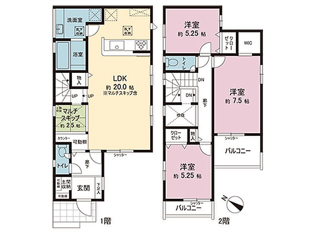 間取図です。図面と異なる場合は現況を優先させていただきます。