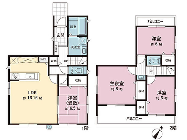 間取図です。図面と異なる場合は現況を優先させていただきます。