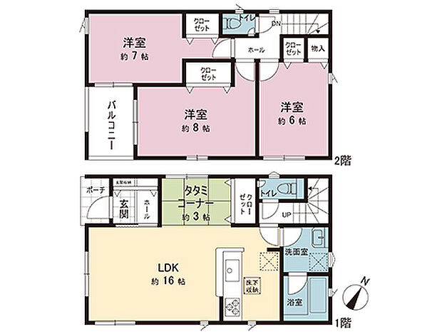 間取図です。図面と異なる場合は現況を優先させていただきます。