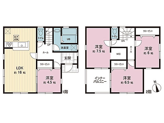 間取り 伊勢原市高森1丁目 中古戸建