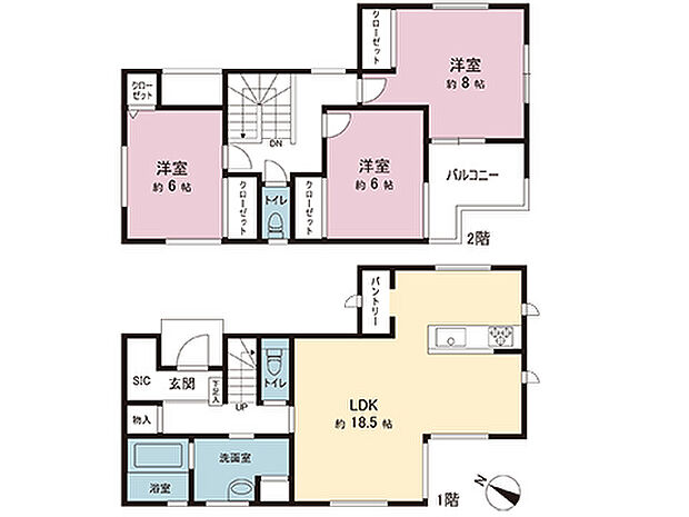 間取図です。図面と異なる場合は現況を優先させていただきます。