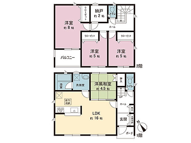 間取図です。図面と異なる場合は現況を優先させていただきます。