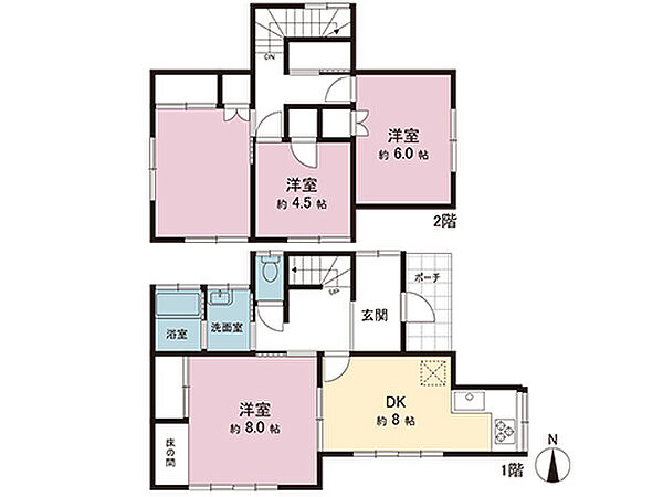 間取図です。図面と異なる場合は現況を優先させていただきます。