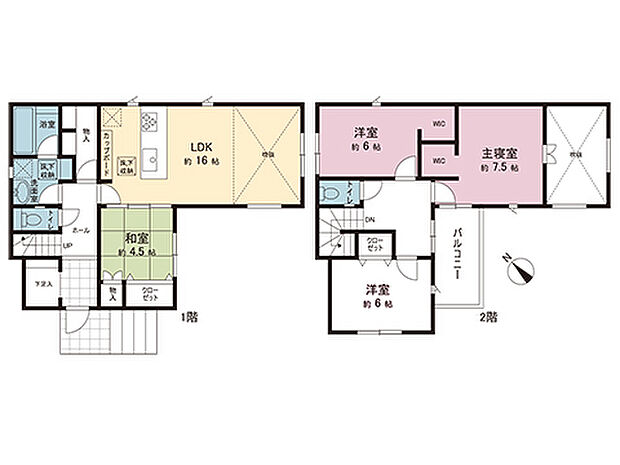 間取図です。図面と異なる場合は現況を優先させていただきます。