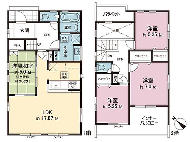 間取図です。図面と異なる場合は現況を優先させていただきます。