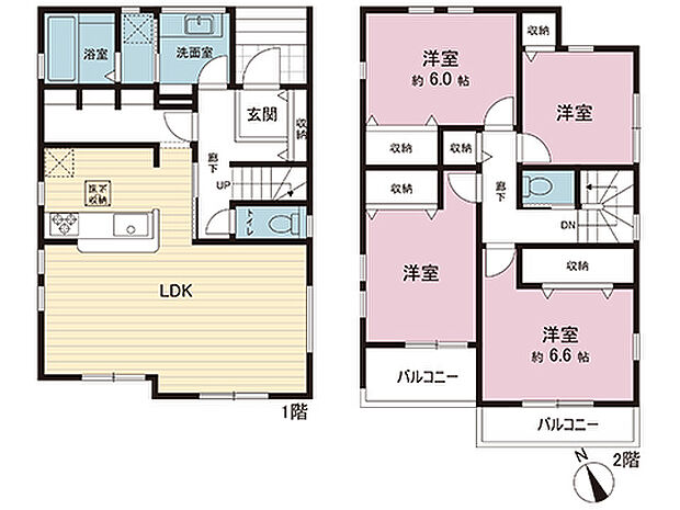 間取図です。図面と異なる場合は現況を優先させていただきます。