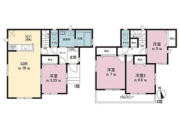 間取図です。図面と異なる場合は現況を優先させていただきます。
