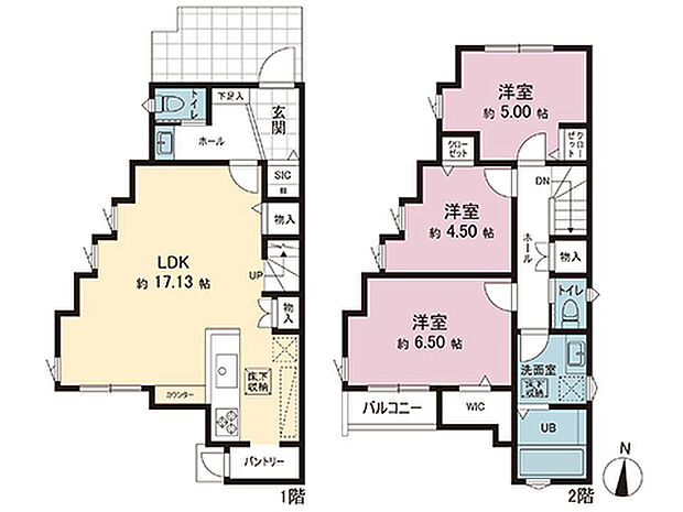 間取図です。図面と異なる場合は現況を優先させていただきます。