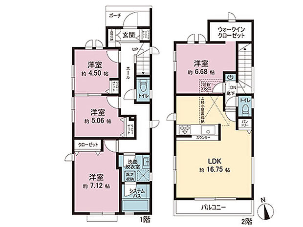 間取図です。図面と異なる場合は現況を優先させていただきます。