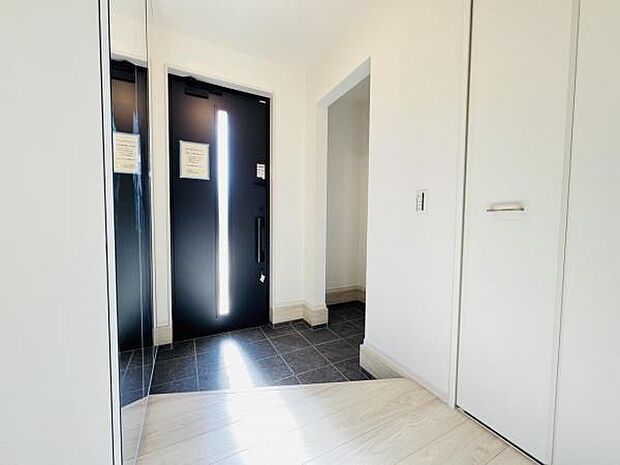 いつも気持ちよくご家族を迎えられる玄関です。