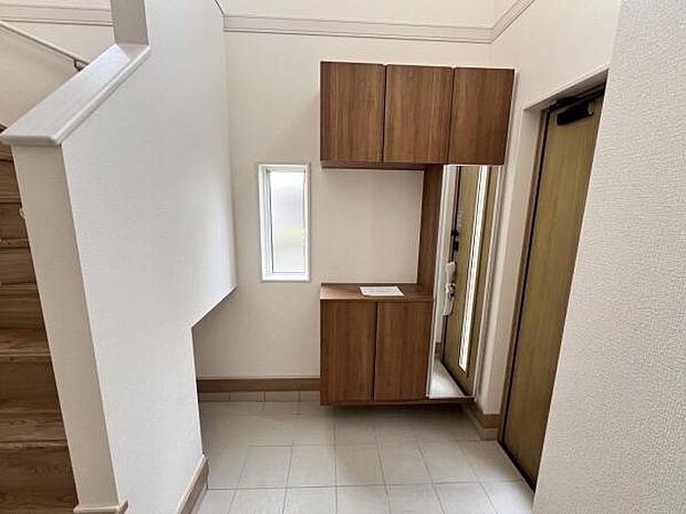 いつも気持ちよくご家族を迎えられる玄関です。