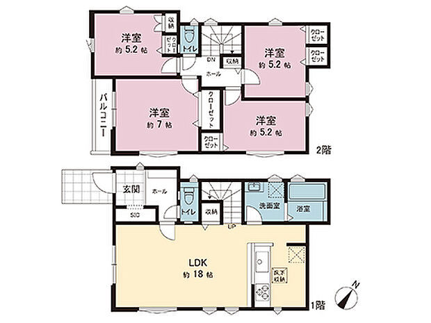 間取図です。図面と異なる場合は現況を優先させていただきます。