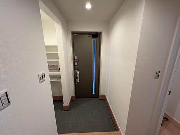 いつも気持ちよくご家族を迎えられる玄関です。